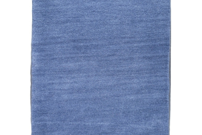 Ručně všívaný kusový koberec Asra wool modrá