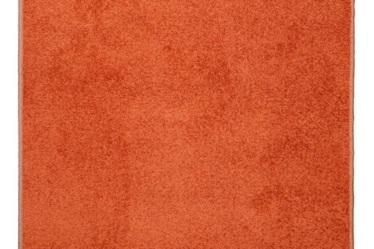Kusový koberec Eton oranžový čtverec