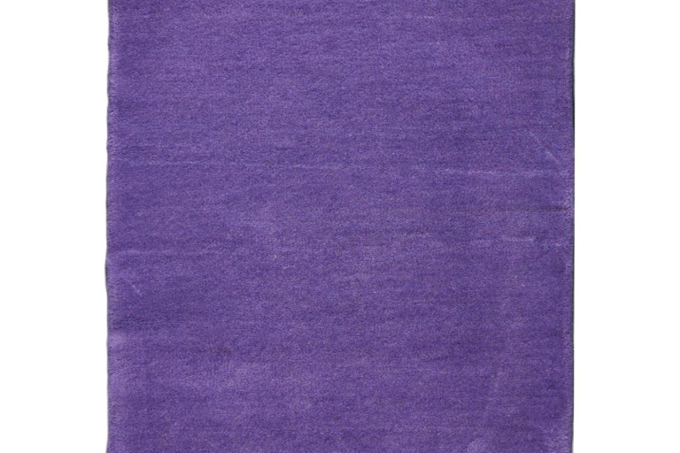 Ručně všívaný kusový koberec Asra wool fialová