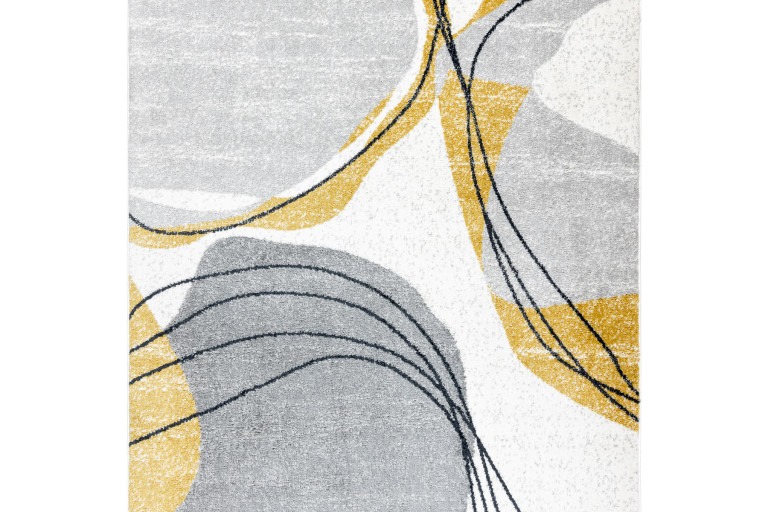 Kusový koberec Fusion 5868 white/yellow