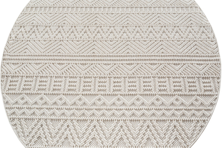 Kusový koberec Helix 2202 cream kruh