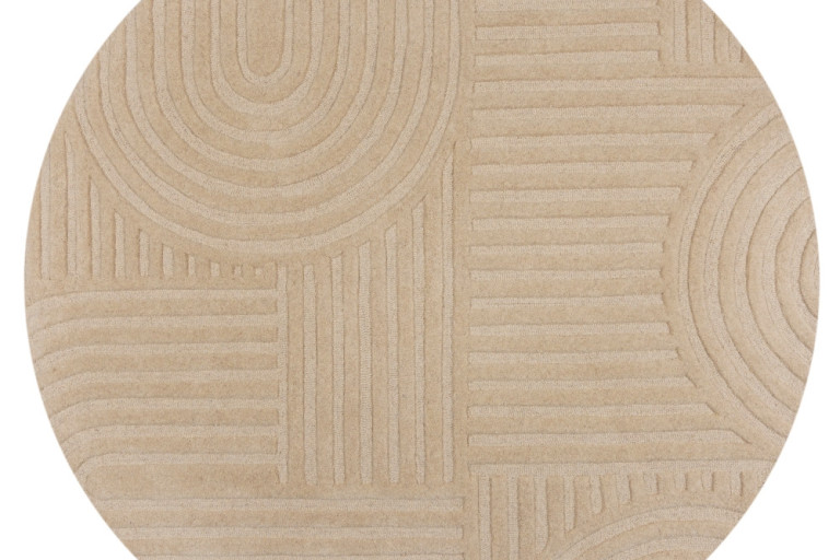 Kusový koberec Solace Zen Garden Natural kruh