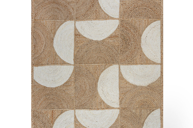 Kusový koberec Ella Jute Eclipse Natural/White