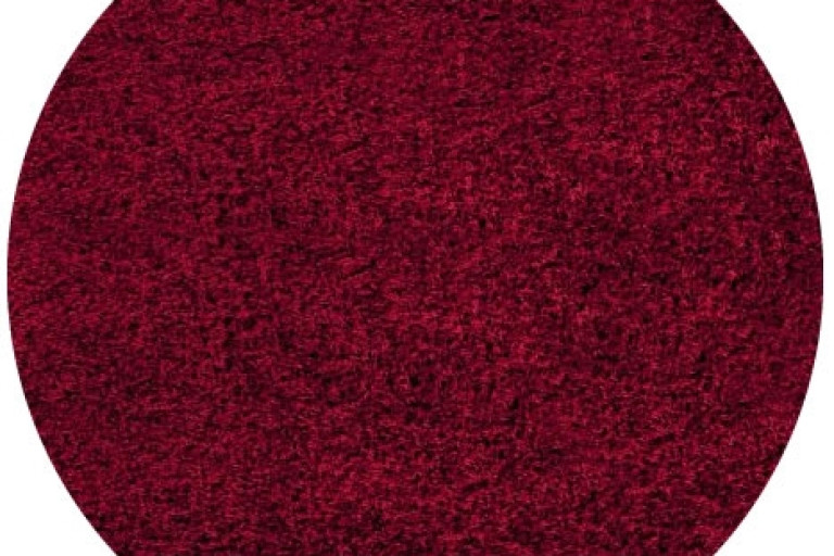 Kusový koberec Life Shaggy 1500 red kruh