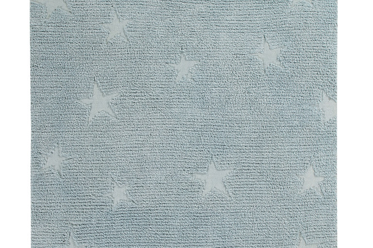 Ručně tkaný kusový koberec Hippy Stars Aqua Blue