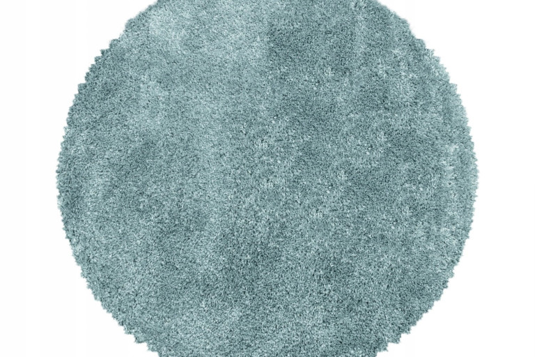 Kusový koberec Fluffy Shaggy 3500 blue kruh