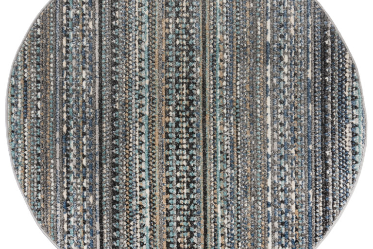 Kusový koberec Santiago Camino Blue kruh