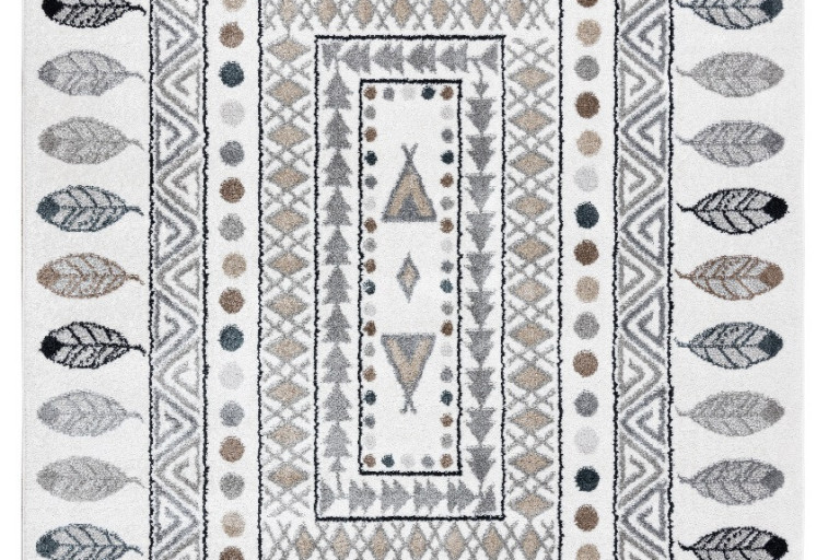 Dětský kusový koberec Fun Teepee cream