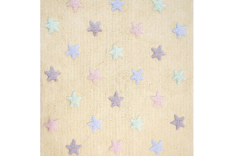 Ručně tkaný kusový koberec Tricolor Stars Vanilla