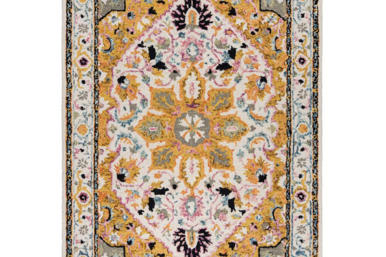 Kusový koberec Wool Loop Dahlia Yellow/Multi