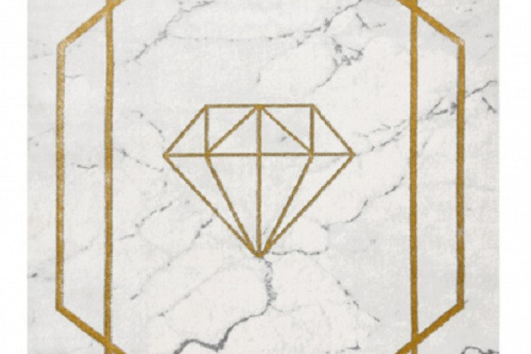 Kusový koberec Emerald diamant 1019 cream and gold