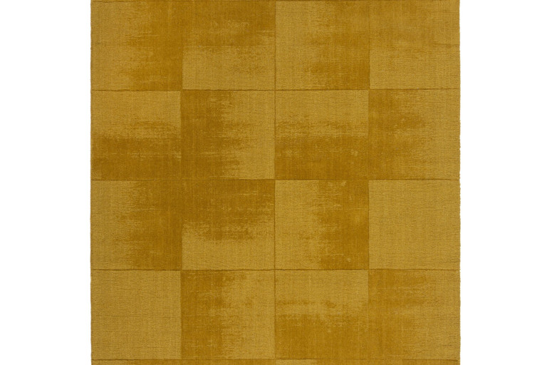 Kusový koberec Demi Check Ombre Yellow