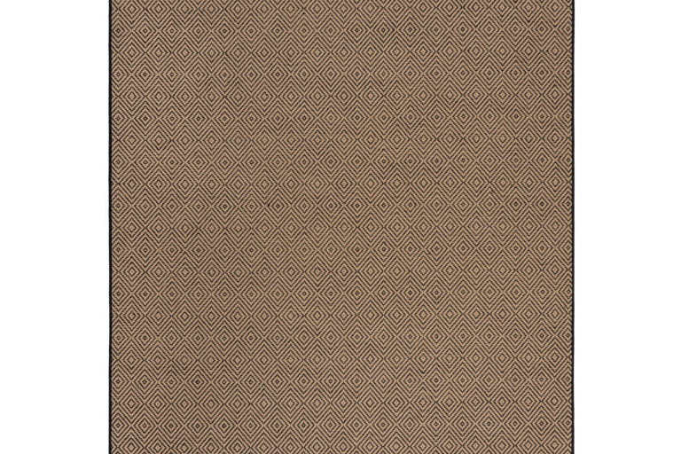 Kusový koberec Geometric Jute Black