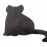 Kusový koberec Luna 851 grey - kočička
