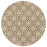 Kusový koberec Florence Alfresco Milan Beige/Black kruh