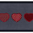 Rohožka Printy 105367 Red grey
