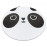 Dětský kusový koberec Petit Panda white kruh