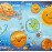 Dětský koberec s vesmírem Torino Kids 230 solar system