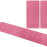 Kobercová sada Nasty 101147 Pink 3 díly: 70x140 cm (2x), 70x240 cm (1x) cm