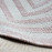 Kusový koberec Sion Sisal Labirinth 22376 pink/ecru – na ven i na doma