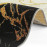Kusový koberec Flair 105610 Noble Black Grey Gold – na ven i na doma