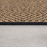 Běhoun Geometric Jute Black