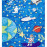 Dětský kusový koberec Bambino 2265 Rocket Space blue