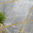 Kusový koberec Emerald geometric 1012 grey and gold kruh