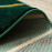 Kusový koberec Emerald geometric 1012 green and gold kruh