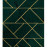 Kusový koberec Emerald geometric 1012 green and gold
