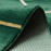 Kusový koberec Emerald geometric 1012 green and gold