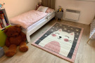Kusový koberec Kiddo F0132 pink - kočička růžová
