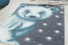 Kusový koberec Bambi 810 blue - modrý medvídek