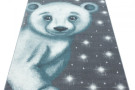 Kusový koberec Bambi 810 blue - modrý medvídek