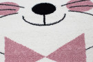 Kusový koberec Kids 550 pink - kočička růžová