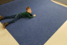 Metrážový koberec Diamante 5593 - textilní podklad - super modrá
