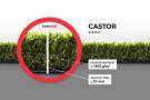 Travní koberec Castor - UV FILTR - 30mm