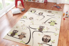 Kusový koberec Bambini 102785 Beige Grün 140x200 cm
