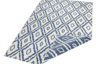 Kusový koberec Twin-Wendeteppiche 103137 blau creme