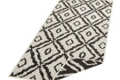 Kusový koberec Twin-Wendeteppiche 103134 schwarz creme