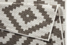 Kusový koberec Twin-Wendeteppiche 103133 braun creme
