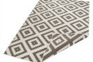 Kusový koberec Twin-Wendeteppiche 103133 braun creme
