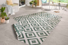 Kusový koberec Twin-Wendeteppiche 103131 grün creme