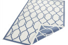 Kusový koberec Twin-Wendeteppiche 103123 blau creme