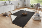 Kusový koberec Twin-Wendeteppiche 103096 schwarz creme