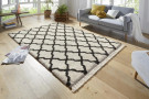 Kusový koberec Desiré 103328 Creme Schwarz