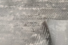 Kusový koberec s 3D vzorem kruhu Vals 8125 Grey