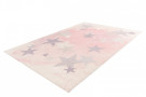 Dětský kusový koberec Stars 410 pink