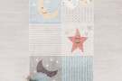 Dětský kusový koberec Bambino Rainbow night Grey/Multi