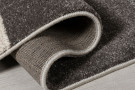 Kusový koberec Cadiz Plaza Abstract Grey/Black